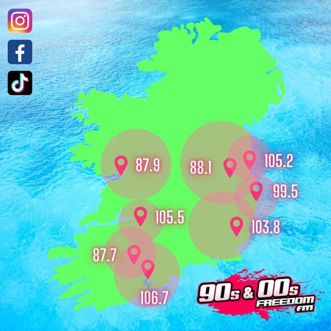 Freedom FM returns with eight FM transmitters across Ireland – RadioToday