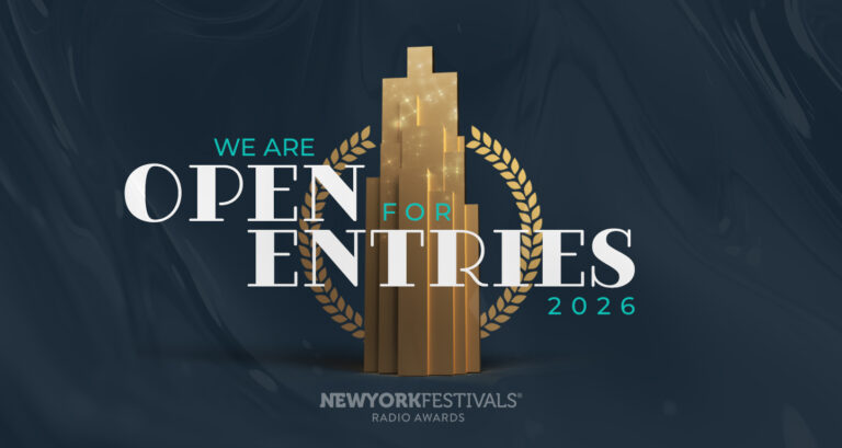 New York Festivals 2026 Radio Awards open with new category