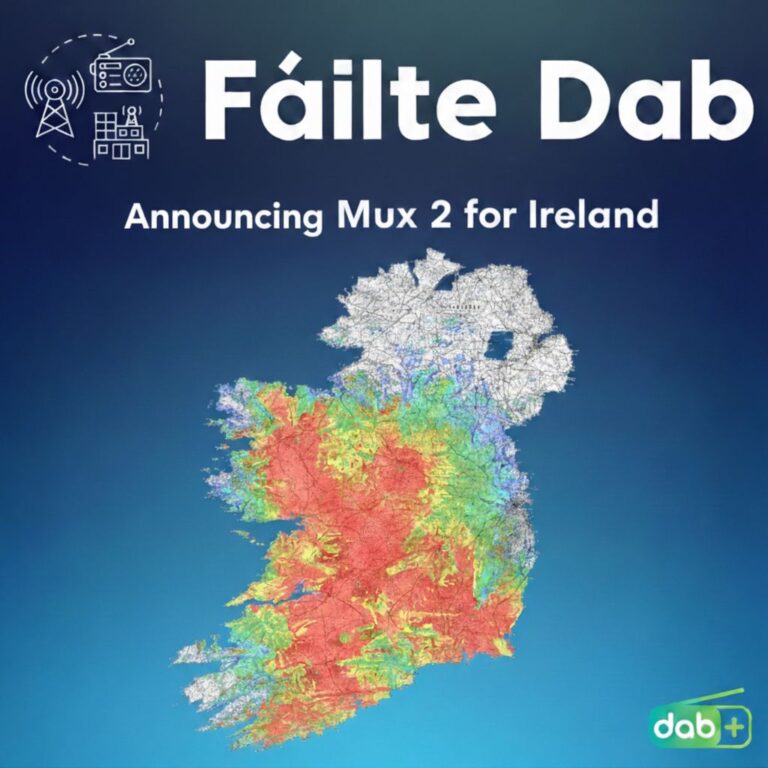 FáilteDAB to extend DAB+ radio coverage across Ireland