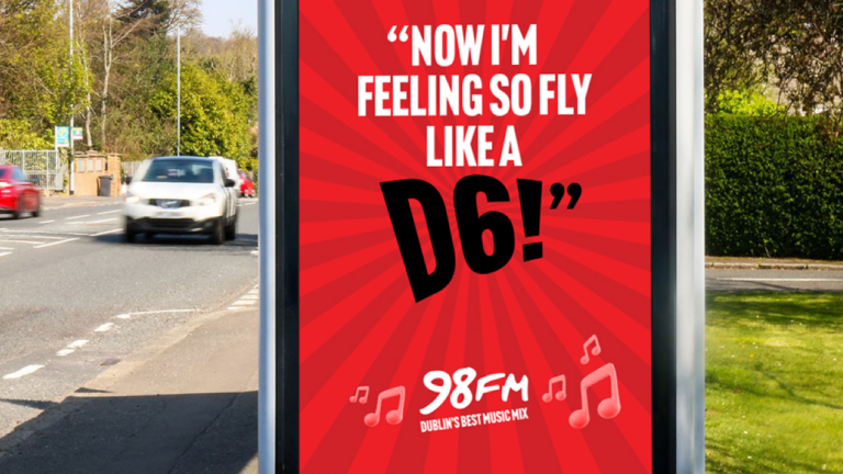 Dublin billboards turn pop lyrics local with 98FM