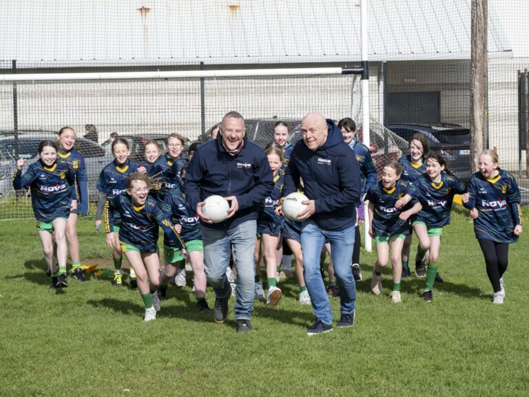 Radio Nova backs Kilcock LGFA U12s with fresh kits