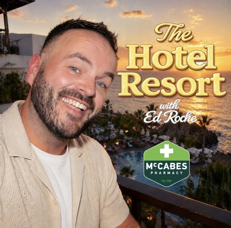 Celebrity guests pack bags for Ed Roche